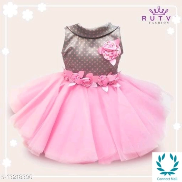 Little Princess Girl's  Net Frock - 2-3 Years